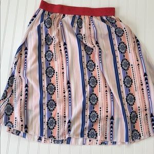 Lularoe XL Lola skirt , excellent condition